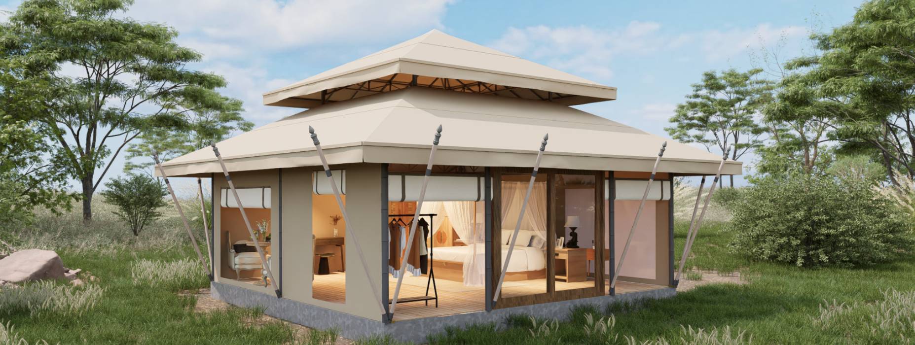 巫山户外野奢帐篷